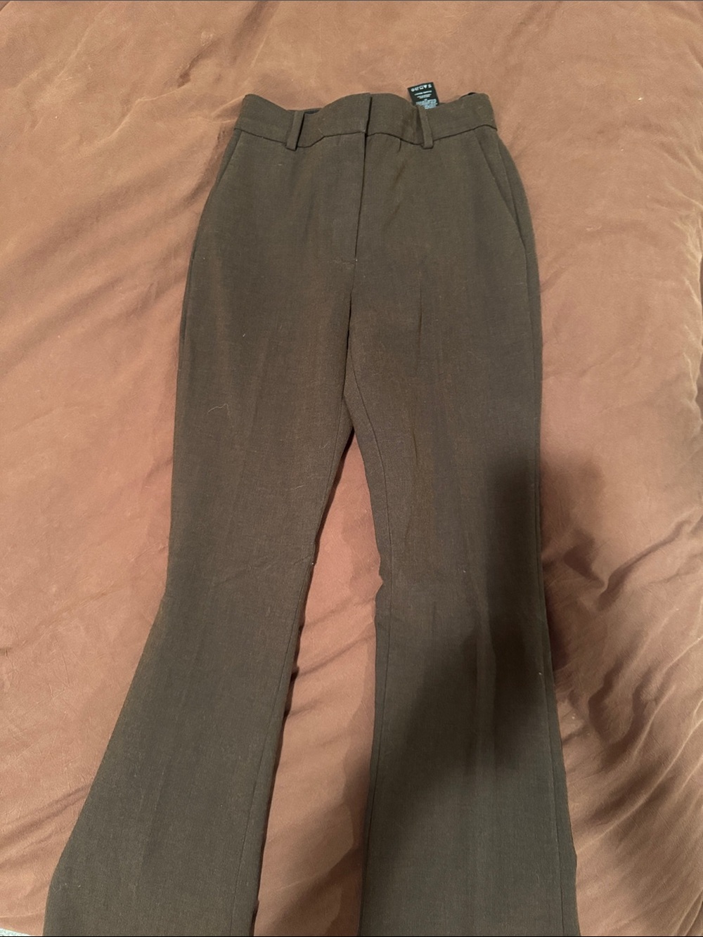 Babaton Brown Dress Pants - Tailored Straight